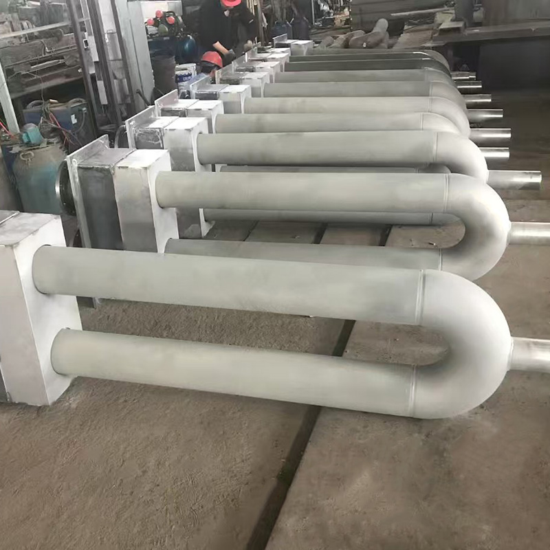 Tubo radiante en forma de U