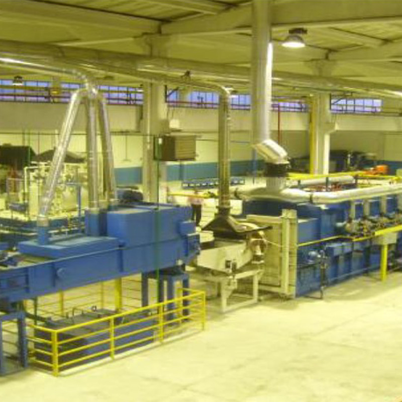 Horno de fundición de cadena